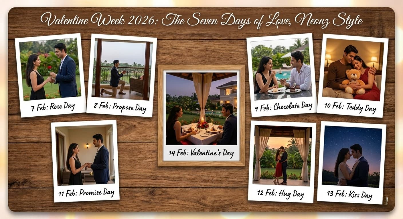 Valentine Week List 2026 - The Seven Days of Love, Neonz Style